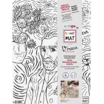 Funny Mat Transparent - Vincent van Gogh. Mata do kolorowania wielokrotnego użytku Strigo - Zabawki kreatywne - miniaturka - grafika 1
