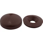 Zawiasy, okucia i inne akcesoria - Zaślepka na wkręt 14,5 mm brąz 12 szt. STAHL - miniaturka - grafika 1