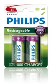 Baterie i akcesoria - Philips Rechargeables Bateria R14B2A300/10 - miniaturka - grafika 1