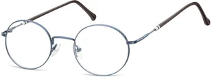 Lenonki okrągłe Okulary oprawki optyczne 926A ciemne niebieskie - Okulary korekcyjne, oprawki, szkła - miniaturka - grafika 1