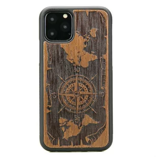 Etui drewniane Bewood iPhone 11 Pro róża wiatrów merbau - Etui i futerały do telefonów Etui drewniane Bewood iPhone 11 Pro róża wiatrów merbau - Etui i futerały do telefonów - miniaturka - grafika 1