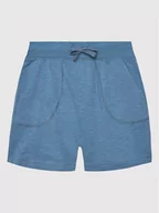 Spodenki damskie - United Colors Of Benetton Szorty sportowe 3F42C900V Niebieski Regular Fit - miniaturka - grafika 1