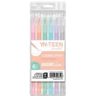 Cienkopisy - INTERDRUK Cienkopis Pastel Line 6 kolorów - - miniaturka - grafika 1