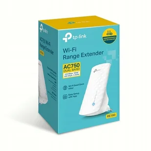 Wzmacniacz sygnału zasięgu Wi-Fi Tp-link AC750 Wi-Fi Range Extender RE190 - Wzmacniacze sygnału wifi - miniaturka - grafika 1