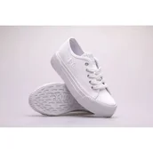 Trampki damskie - Lee Cooper, Trampki damskie, LCW-23-31-1780L, Białe, Rozmiar 39 - miniaturka - grafika 1