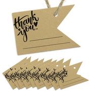 Opakowania i torebki na prezenty - Winietki bileciki do prezentów THANK YOU 10szt. - miniaturka - grafika 1