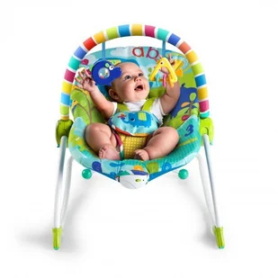 Bright Starts 10316 Leżaczek Siedzisko Safari 18kg - Leżaczki i huśtawki - miniaturka - grafika 1