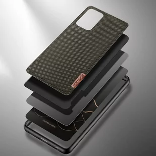 Dux Ducis Fino etui pokrowiec pokryty nylonowym materiałem Samsung Galaxy A32 5G zielony - Etui i futerały do telefonów - miniaturka - grafika 3