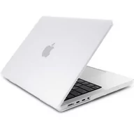 Części i akcesoria do laptopów - Hard Case przezroczyste etui do MacBook Pro 14" A2442 M1/M2 (2021/2023) (Matte White) - miniaturka - grafika 1