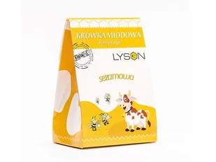 Łysoń Pasieka Krówki Miodowe Sezamowe 120g - Pasieka - Cukierki - miniaturka - grafika 1
