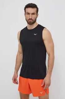 Koszulki męskie - Mizuno t-shirt do biegania Impulse Core kolor czarny J2GAB011 - grafika 1