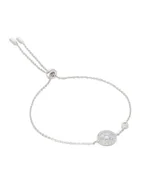 Bransoletki - Fossil Bransoletka Glitz Extension JFS00519040 Srebrny - miniaturka - grafika 1