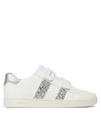 Buty dla dziewczynek - Geox Sneakersy J Eclyper Girl J45LRA 000BC C0007 D Biały - miniaturka - grafika 1