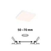 Oprawy, klosze i abażury - Paulmann Veluna Edge LED IP44 3 000 K 9x9cm - miniaturka - grafika 1