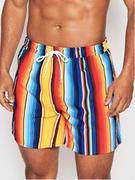 Kąpielówki męskie - Mr. GUGU & Miss GO Szorty kąpielowe Mexican Stripes Kolorowy Regular Fit - miniaturka - grafika 1