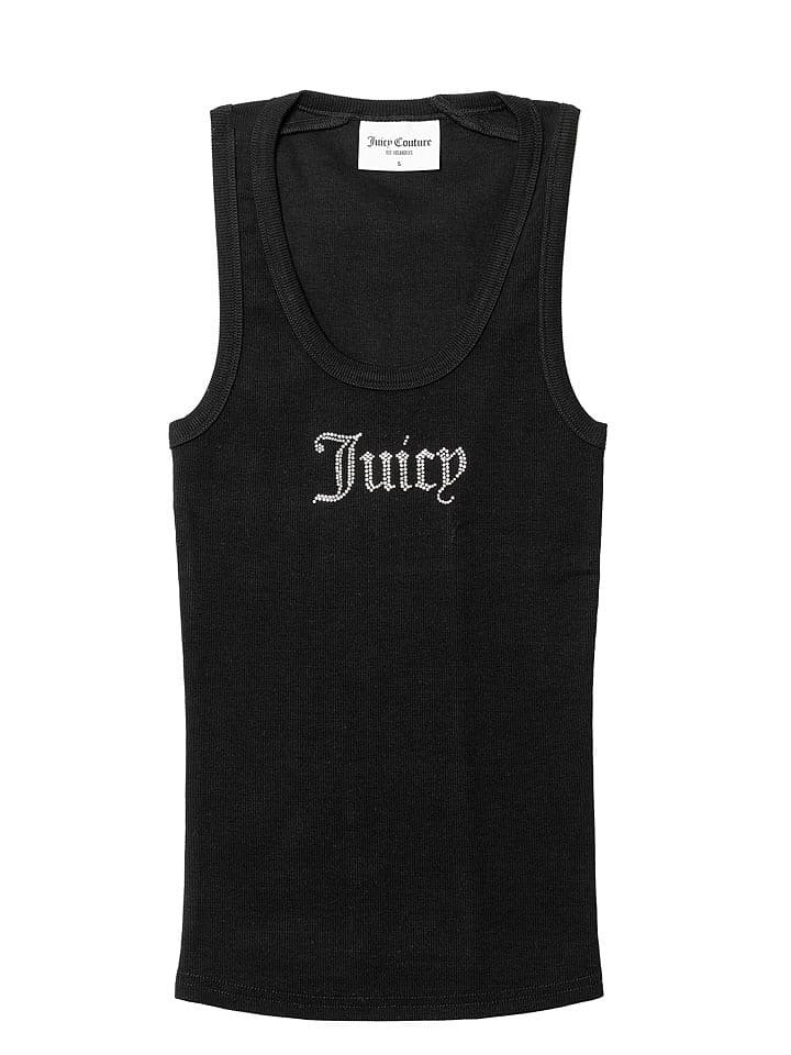 Juicy Couture Top w kolorze czarnym