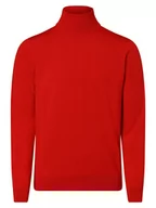 Swetry męskie - HUGO - Sweter męski  San Thomas-M, czerwony - miniaturka - grafika 1