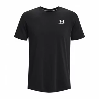 Koszulki sportowe męskie - Męski t-shirt z nadrukiem Under Armour UA LOGO EMB HEAVYWEIGHT SS - UNDER ARMOUR - grafika 1