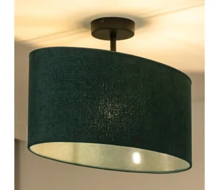Duolla - Żyrandol natynkowy OVAL 1xE27/15W/230V zielony - Lampy sufitowe - miniaturka - grafika 1