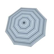 Parasole - Parasol damski Doppler Fiber Magic Classy Blue automatyczny składany - miniaturka - grafika 1