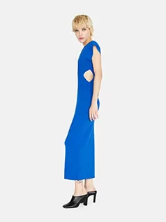 Sukienki - Sisley Damska sukienka 11APMV00A, jasnoniebieska, rozmiar S, Jasny niebieski 36u, S - grafika 1