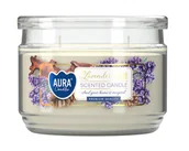 Świece - Świeca zapachowa w szkle BISPOL Aura 30H LAWENDA - CEDR - miniaturka - grafika 1