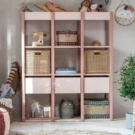 Półki i regały dla dzieci - Regał Tweens Pudrowy róż - miniaturka - grafika 1