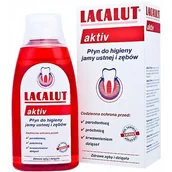 Płyny do płukania jamy ustnej - Natur Produkt Lacalut Aktiv 300 ml - miniaturka - grafika 1
