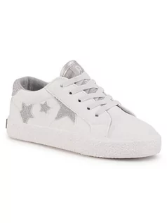 Buty dla dziewczynek - Big Star Białe trampki dziecięce FF374034 r30 - grafika 1