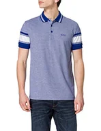 Koszulki męskie - BOSS Męska koszulka polo, Bright Blue438, S - miniaturka - grafika 1