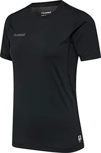 Hummel Hummel Damska koszulka Hml First Performance Women Jersey S/S czarny czarny XL 204514-2001 - Koszulki i topy damskie - miniaturka - grafika 1