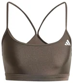 Biustonosze - adidas Damski biustonosz treningowy Aeroreact Light Support Błyszczący biustonosz, M A-B - miniaturka - grafika 1