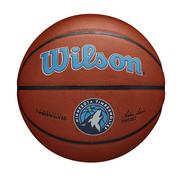 Koszykówka - Piłka do koszykówki Wilson Team Alliance Minnesota Timberwolves Ball rozmiar 7 - miniaturka - grafika 1