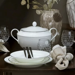 Serwis Obiadowy Porcelanowy 12 Os Z Wazą Florian Villa Italia - Serwisy obiadowe - miniaturka - grafika 1