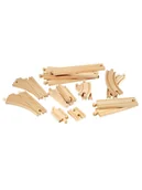 Pociągi dla dzieci - Brio 16-częściowy zestaw szyn - 3+ - miniaturka - grafika 1