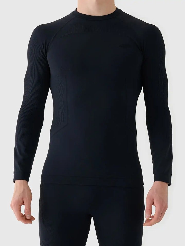 4F Podkoszulek funkcyjny w kolorze czarnym