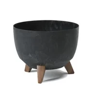 Donice - Misa ROMA 33 cm czarny beton - miniaturka - grafika 1