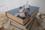 Zakładki do książek - Zakładka do Książki Szary KOT - miniaturka - grafika 1