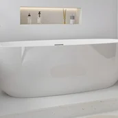 Wanny - CORCIANO Wanna wolnostojąca NICA - 238L - 170*80*58 cm - Kolor biały - miniaturka - grafika 1