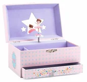 Pozytywki dla dzieci - Djeco Szkatułka z pozytywką BALLERINA - miniaturka - grafika 1