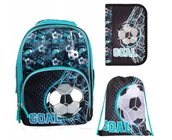 Plecaki szkolne i tornistry - TORNISTER+PIÓRNIK+WOREK GOAL BAMBINO ST. MAJEWSKI - miniaturka - grafika 1