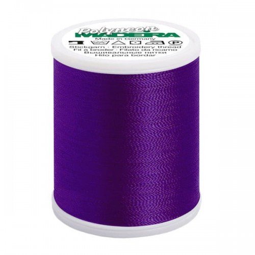 Nitka hafciarska MADEIRA Polyneon 40, 1000 m, ciemny fiolet
