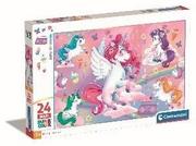 Puzzle - Puzzle 24 Maxi Super Kolor Jolly Unicorns - miniaturka - grafika 1