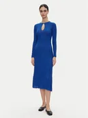 Sukienki - Pepe Jeans Sukienka dzianinowa Natasha PL953642 Niebieski Slim Fit - miniaturka - grafika 1
