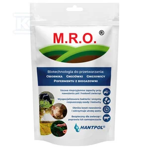 Preparat biologiczny M.R.O. 300g, do redukcji odoru z hodowli i obróbki pofermentu z biogazowni - Szamba i oczyszczalnie ścieków - miniaturka - grafika 1