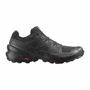 Buty Salomon Speedcross 6 Black - Buty sportowe damskie - miniaturka - grafika 1