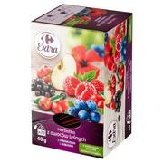 Herbata - Carrefour Extra Herbatka z owoców leśnych z hibiskusem i jabłkiem 40 g (20 x 2 g) - miniaturka - grafika 1