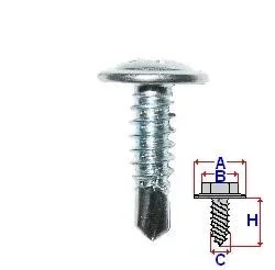 WKRĘT SAMOWIERCĄCY CYNK 4.2X16 ROMIX COMPANY C60159 - Narzędzia samochodowe - miniaturka - grafika 1