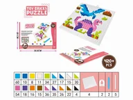 Zabawki interaktywne dla dzieci - MOZAIKA UKŁADANKA GEOMETRYCZNA PUZZLE 420 ELEMENT - miniaturka - grafika 1