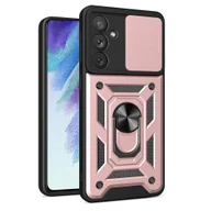 Etui i futerały do telefonów - Hybrid Armor Camshield etui do Samsung Galaxy A54 5G pancerny pokrowiec z osłoną na aparat różowe - miniaturka - grafika 1
